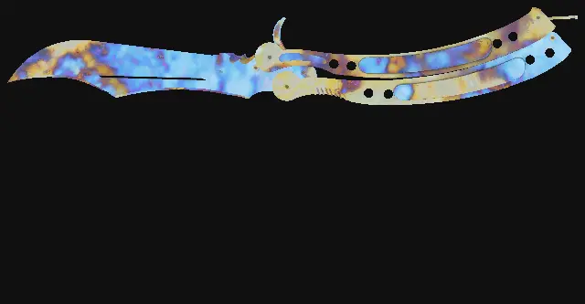 Butterfly Knife Case Hardened seed 703 playside