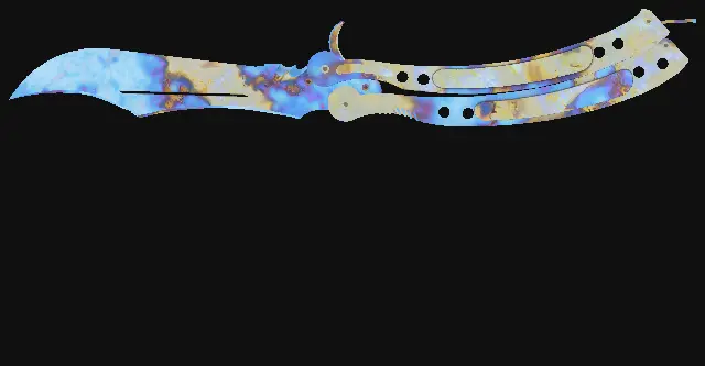 Butterfly Knife Case Hardened seed 73 playside
