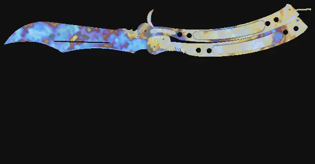 Butterfly Knife Case Hardened seed 800 playside