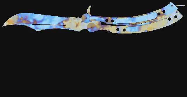 Butterfly Knife Case Hardened seed 808 playside