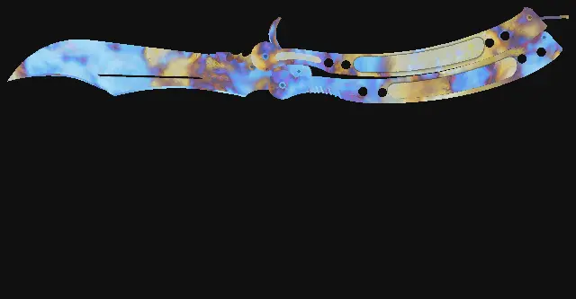 Butterfly Knife Case Hardened seed 809 playside