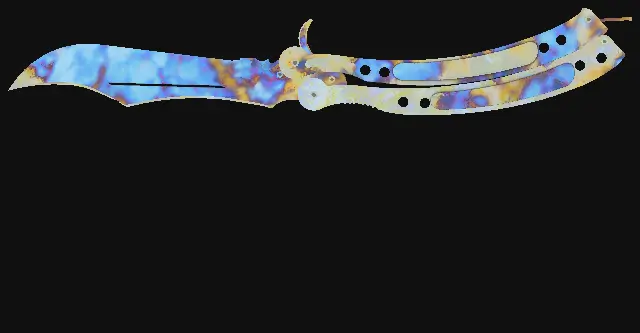 Butterfly Knife Case Hardened seed 913 playside