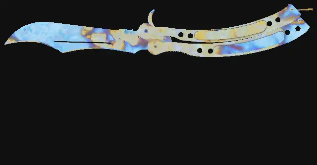 Butterfly Knife Case Hardened seed 919 playside