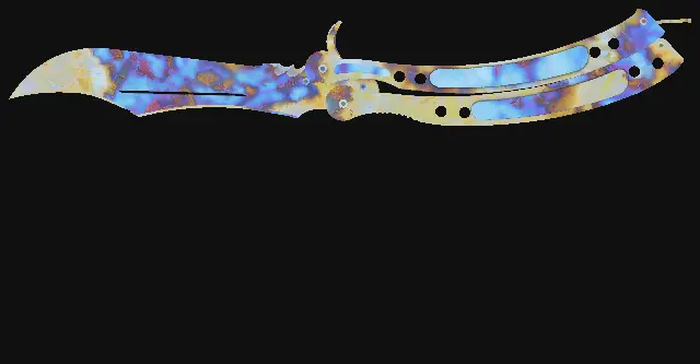 Butterfly Knife Case Hardened seed 984 playside