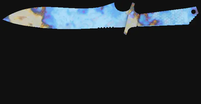 Classic Knife Case Hardened seed 116 playside