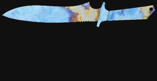 Classic Knife Case Hardened seed 13 playside