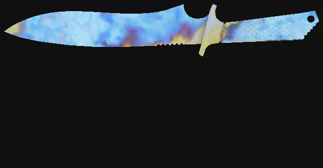 Classic Knife Case Hardened seed 14 playside