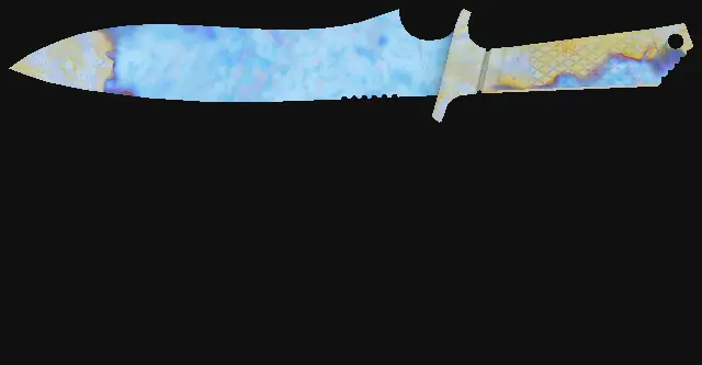 Classic Knife Case Hardened seed 345 playside