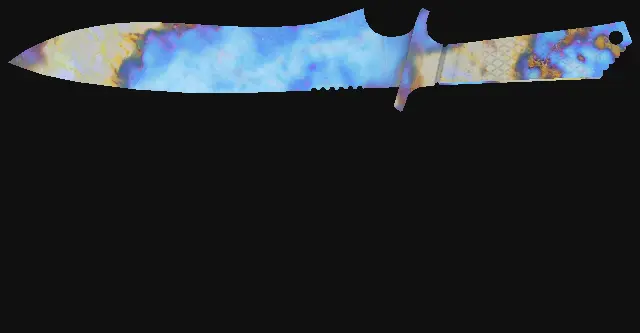 Classic Knife Case Hardened seed 351 playside