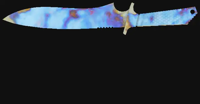 Classic Knife Case Hardened seed 383 playside