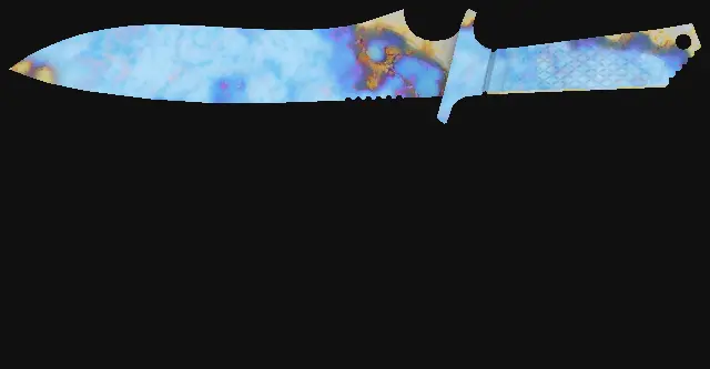 Classic Knife Case Hardened seed 447 playside