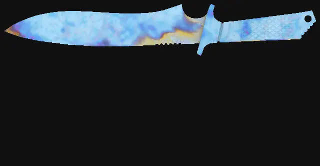 Classic Knife Case Hardened seed 497 playside