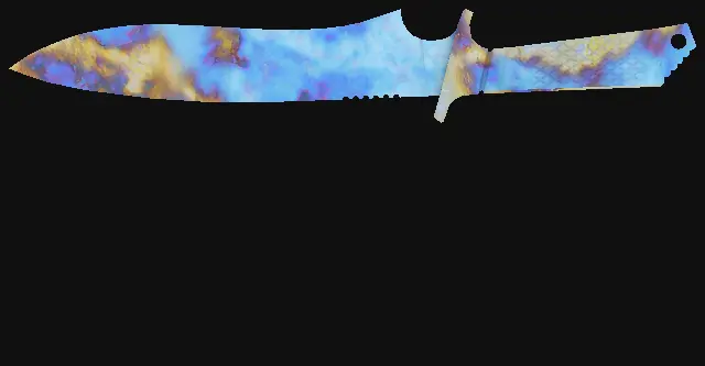 Classic Knife Case Hardened seed 501 playside
