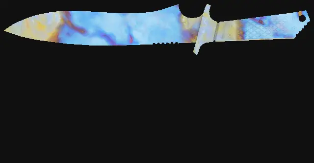 Classic Knife Case Hardened seed 516 playside
