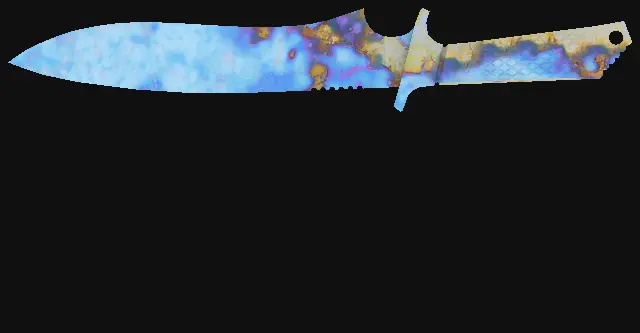 Classic Knife Case Hardened seed 577 playside