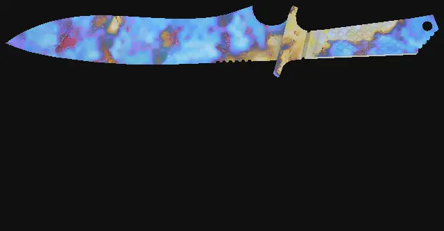 Classic Knife Case Hardened seed 623 playside