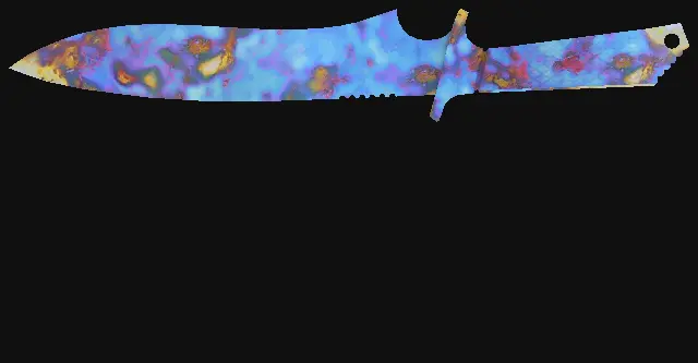 Classic Knife Case Hardened seed 77 playside