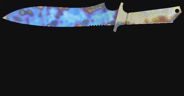 Classic Knife Case Hardened seed 84 playside