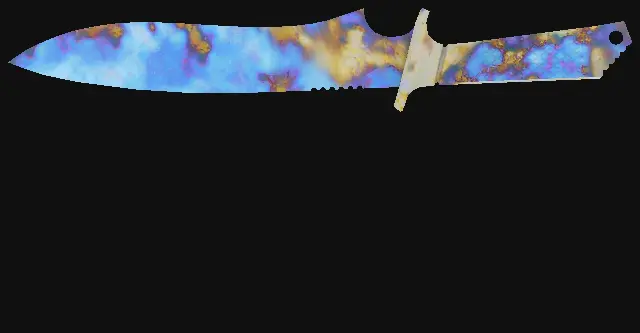Classic Knife Case Hardened seed 922 playside