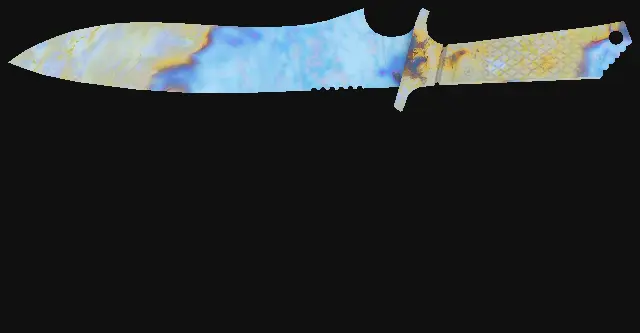 Classic Knife Case Hardened seed 923 playside