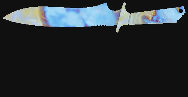 Classic Knife Case Hardened seed 941 playside
