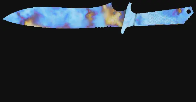 Classic Knife Case Hardened seed 961 playside
