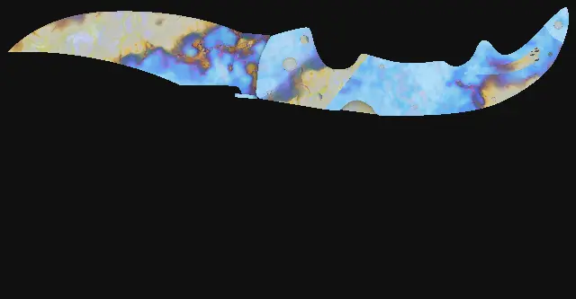 Falchion Knife Case Hardened seed 14 playside