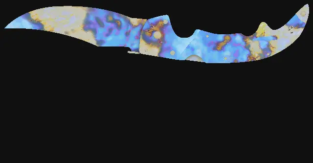 Falchion Knife Case Hardened seed 168 playside