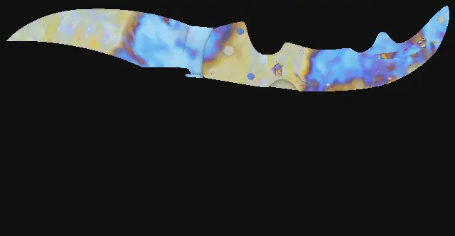 Falchion Knife Case Hardened seed 188 playside