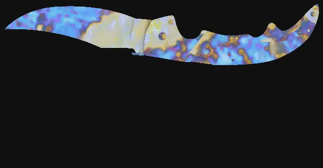 Falchion Knife Case Hardened seed 202 playside