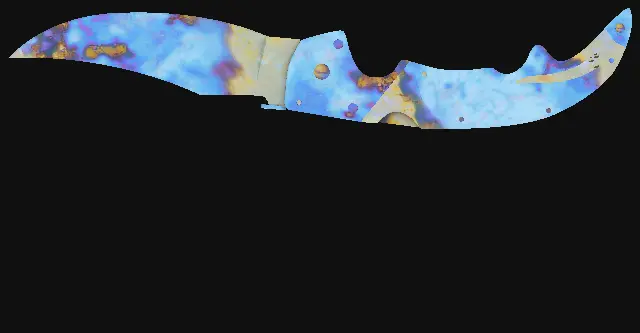 Falchion Knife Case Hardened seed 262 playside
