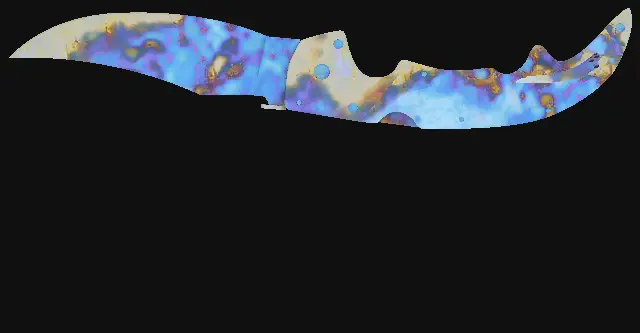 Falchion Knife Case Hardened seed 281 playside