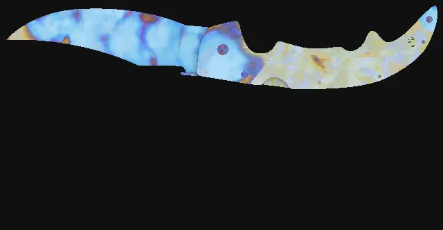 Falchion Knife Case Hardened seed 330 playside