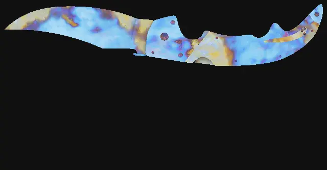 Falchion Knife Case Hardened seed 334 playside