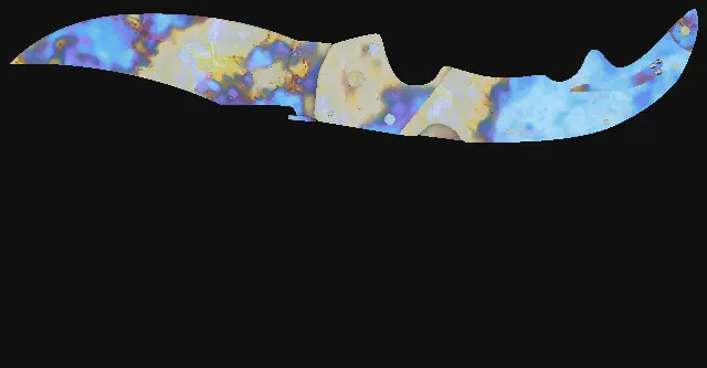 Falchion Knife Case Hardened seed 351 playside