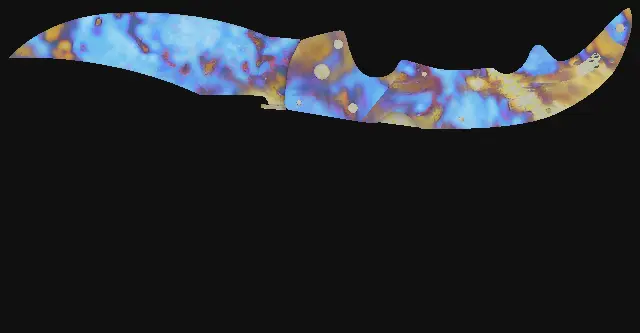 Falchion Knife Case Hardened seed 42 playside