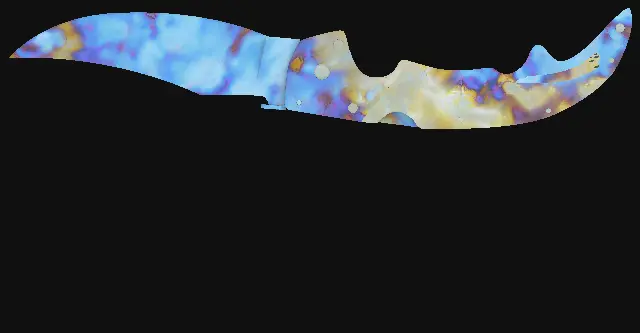 Falchion Knife Case Hardened seed 488 playside