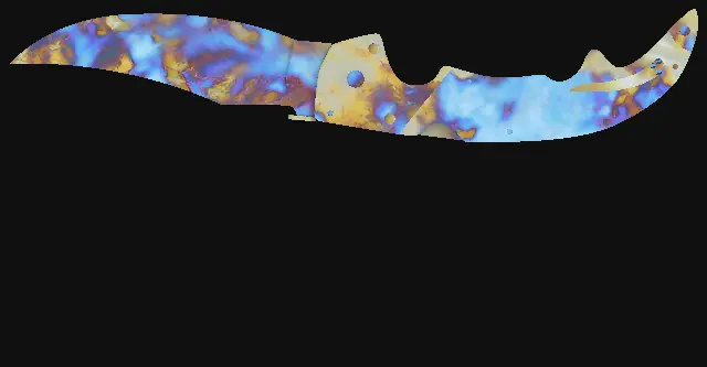 Falchion Knife Case Hardened seed 529 playside