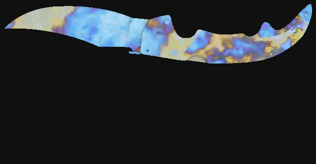 Falchion Knife Case Hardened seed 61 playside