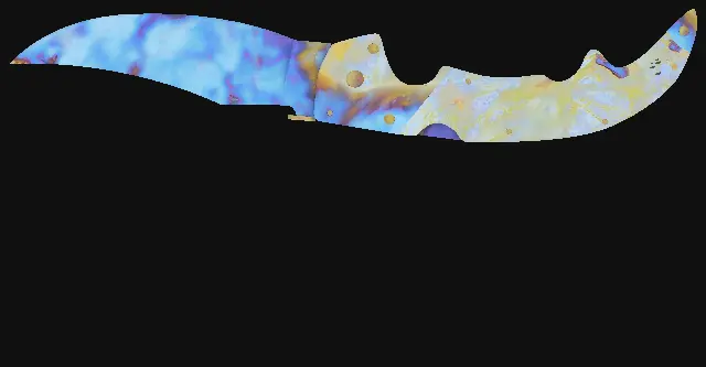 Falchion Knife Case Hardened seed 694 playside