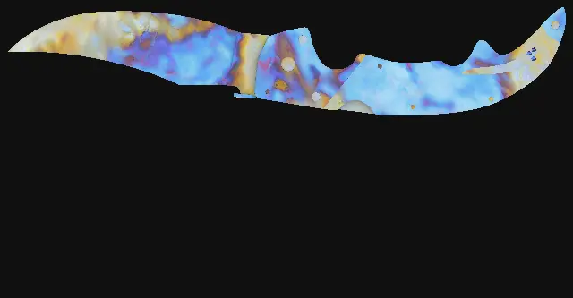Falchion Knife Case Hardened seed 700 playside