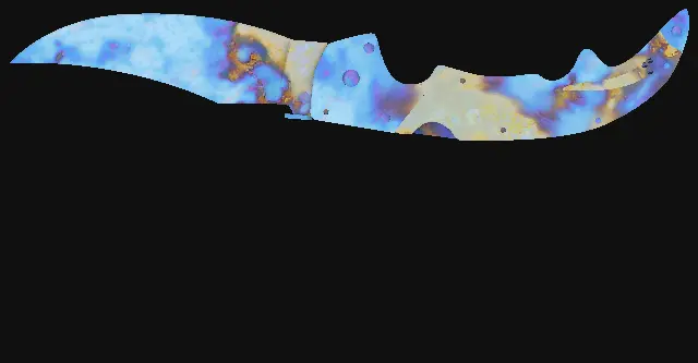 Falchion Knife Case Hardened seed 73 playside