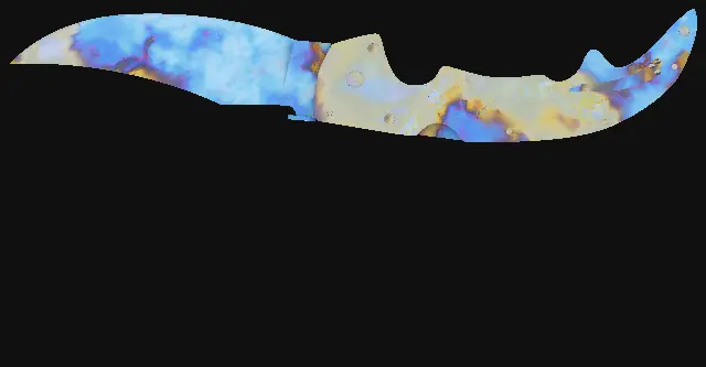 Falchion Knife Case Hardened seed 749 playside