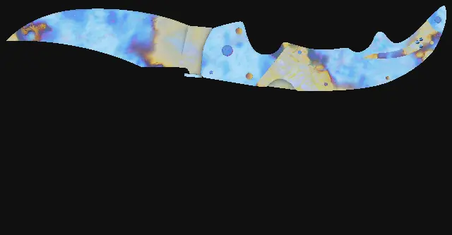 Falchion Knife Case Hardened seed 776 playside