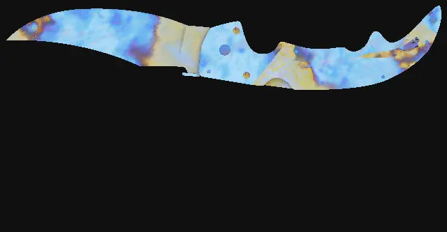 Falchion Knife Case Hardened seed 853 playside