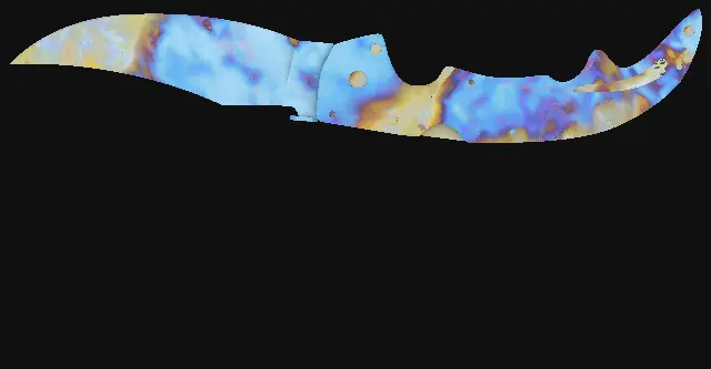 Falchion Knife Case Hardened seed 854 playside