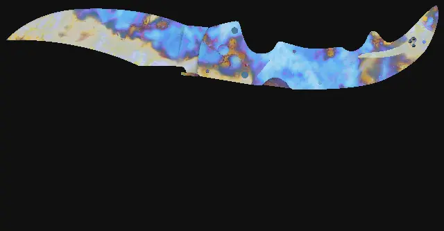 Falchion Knife Case Hardened seed 872 playside