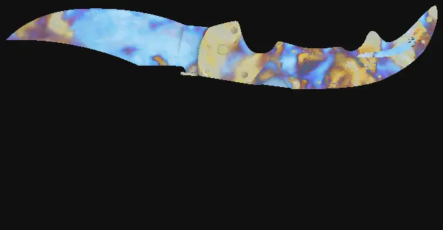 Falchion Knife Case Hardened seed 885 playside
