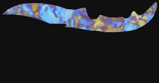 Falchion Knife Case Hardened seed 907 playside