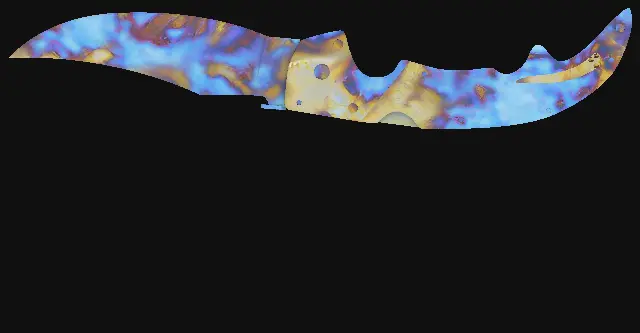 Falchion Knife Case Hardened seed 940 playside